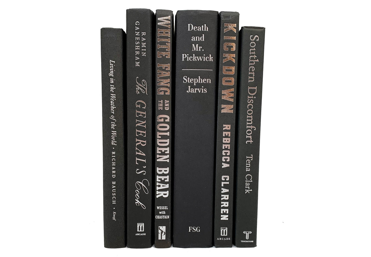 Decorative Black Books for Home Staging and Decor – Library By Design