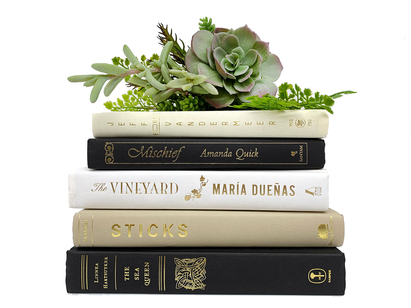 Tan Book Stack Books for Staging Decorative Books Sets 