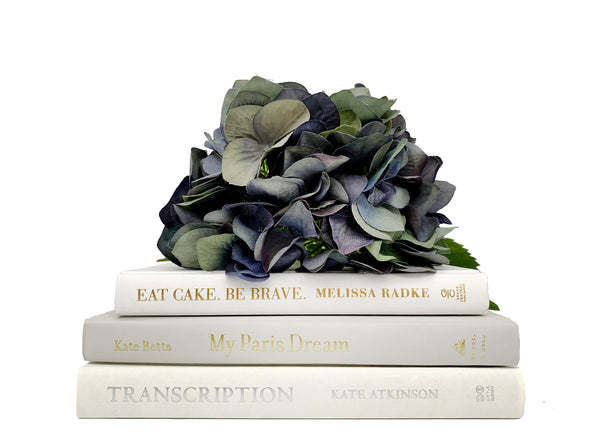 Bundle of Gray and White Decorative Books by Color for Interior Design, Home Decor