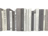 Hardcover Decorative Books in Light Gray and White for Home Decor and Home Staging, Booktok