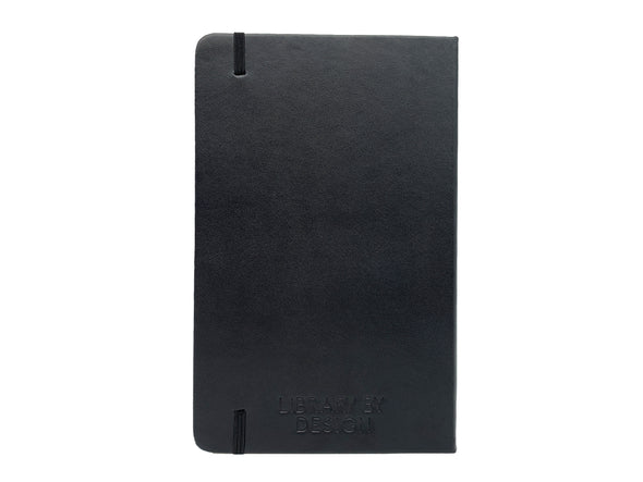 Lined Notebook Journal, Hardcover Vegan Leatherette, Medium Sized