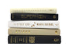 Bundle of Black, Tan, White Decorative Books by Color for Home Decor and Home Staging, Real Books by Color for Decorations