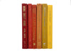 Ombre Sunset Decorative Books by Color for Interior Design, Home Decor